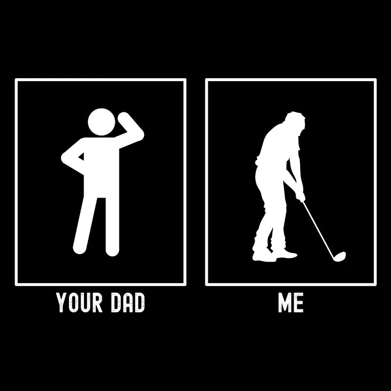 Your Father - Me - Hitting Golf Ball