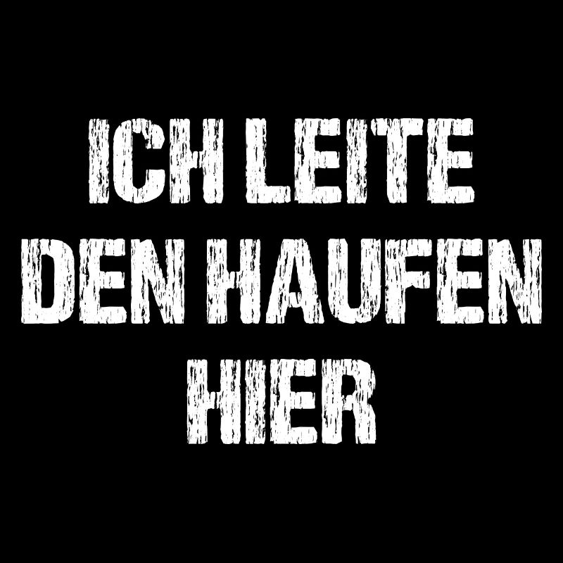 Ich Leite Den Haufen Hier Anstaltsleitung Chef Fun