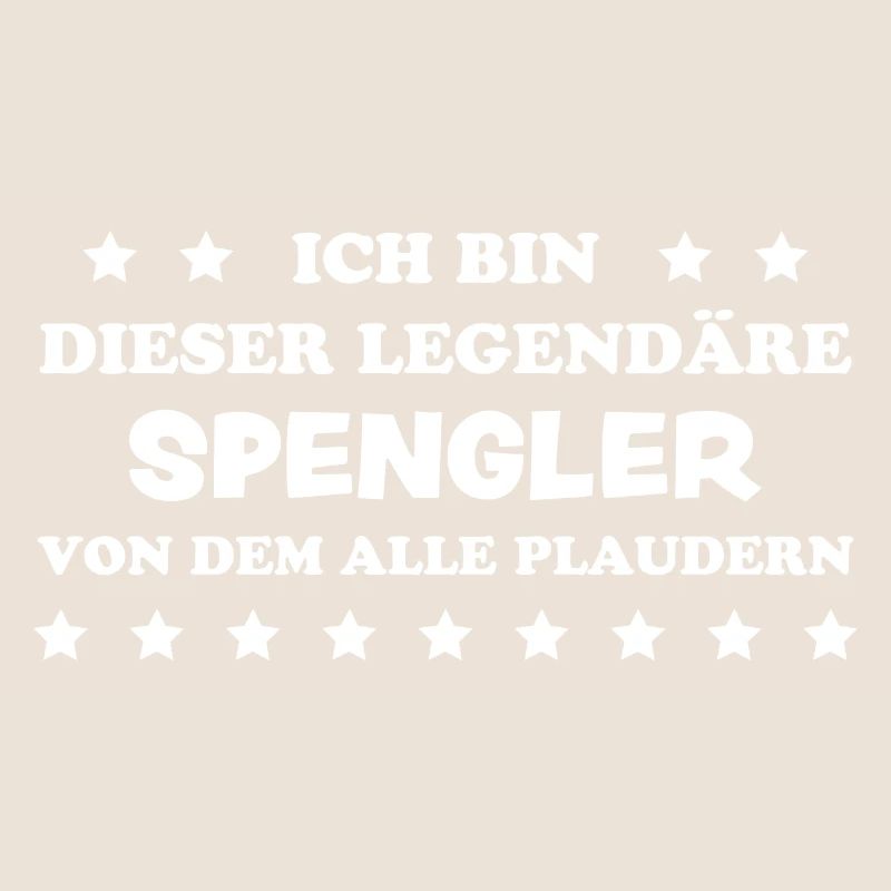 Spengler Beruf Lustiger Spruch Handwerker Geschenk