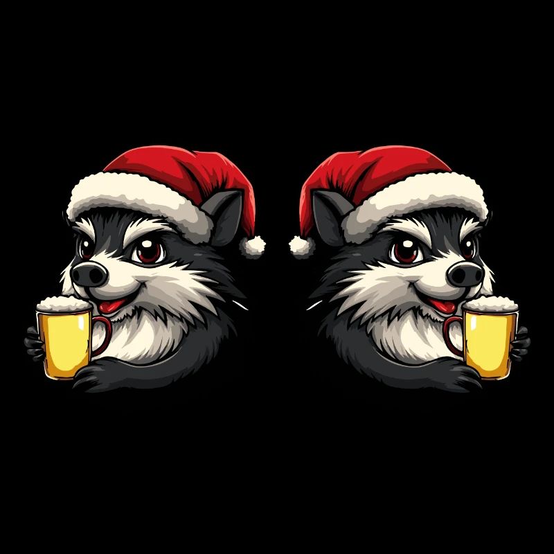 Équipe de la bière de Noël Hedgehog