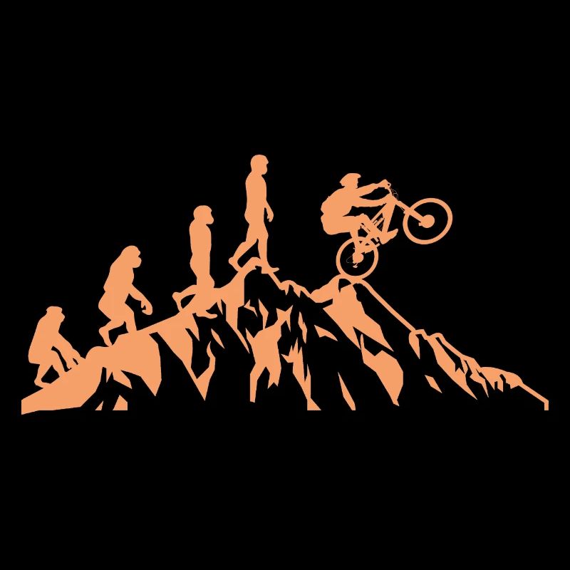 Evolution of Cycling Mountain Biking MTB