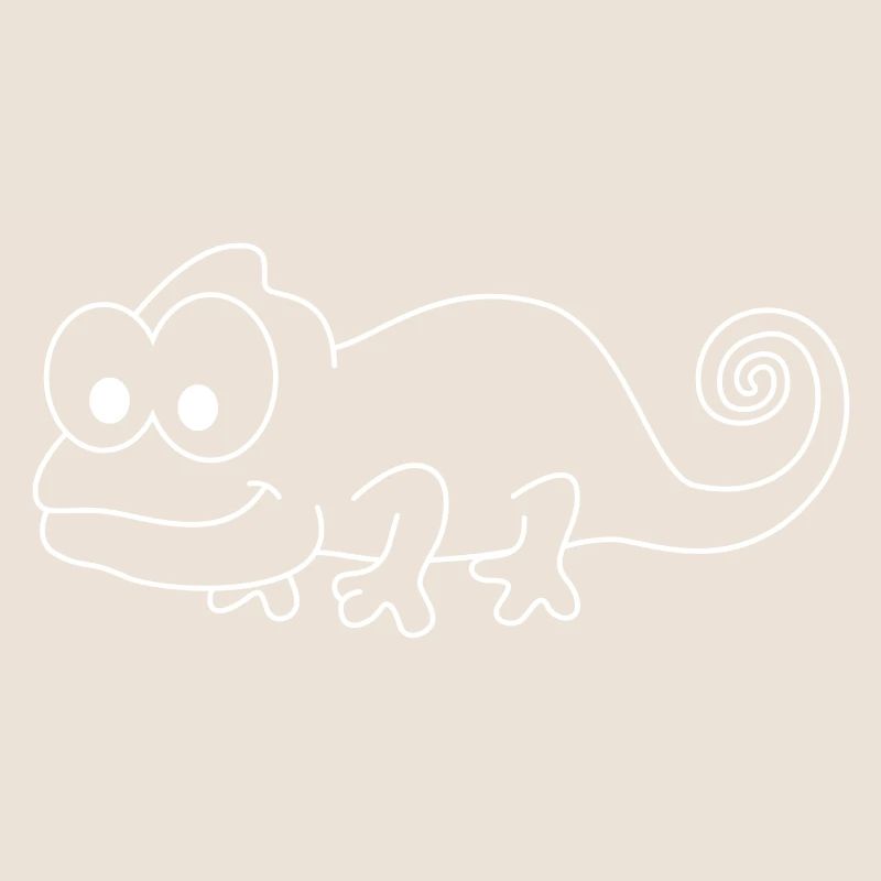 Caméléon Comic Animal
