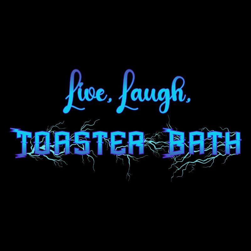 Live Laugh Toaster Bath