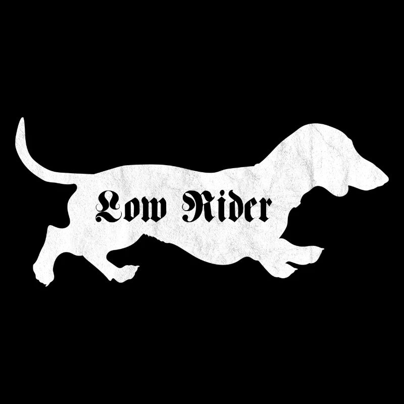 Teckel Low Rider Drôle de chien Teckel