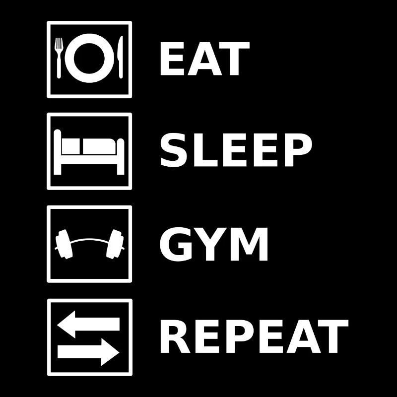 Eat Sleep Gym Repeat