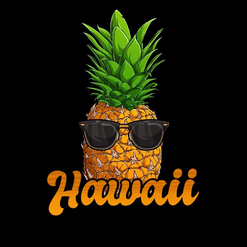 Hawaii Hawaiian Pineapple Sunglasses retro vintage