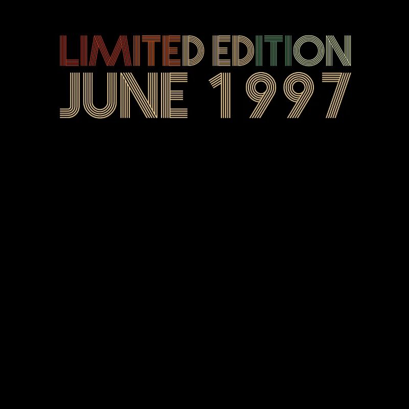 25th birthday June born 1997 Gift idea