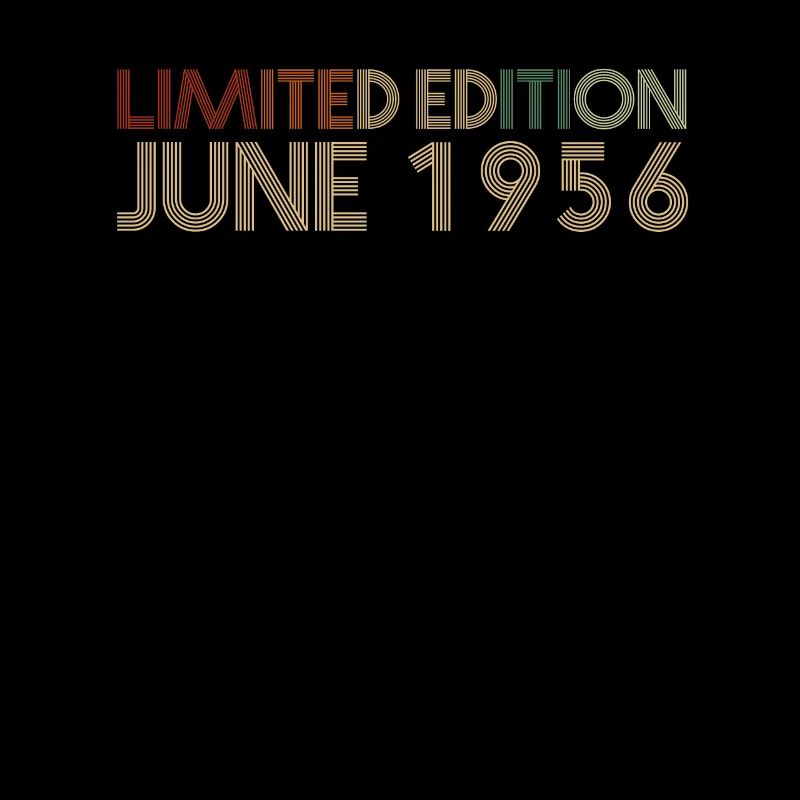 66th birthday June Born 1956 Gift idea