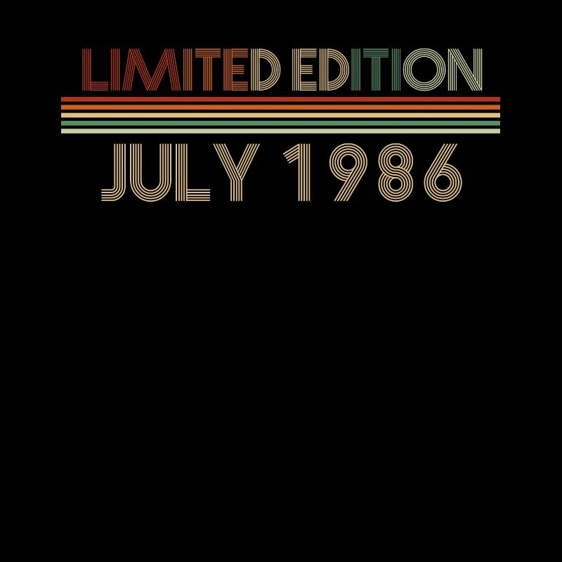 36th birthday July born 1986 Gift idea