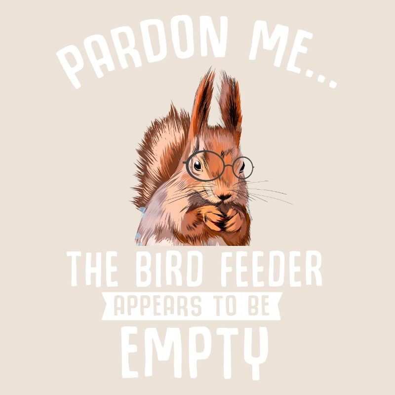 Empty bird feeding place squirrels