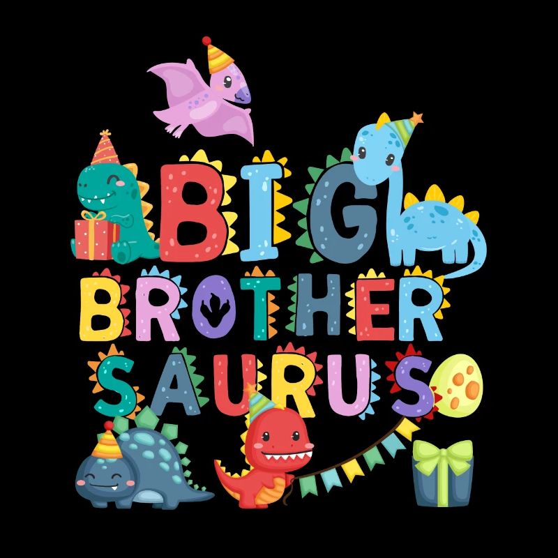 Big brother Saurus | Rawr Dinosaur Tshirt |