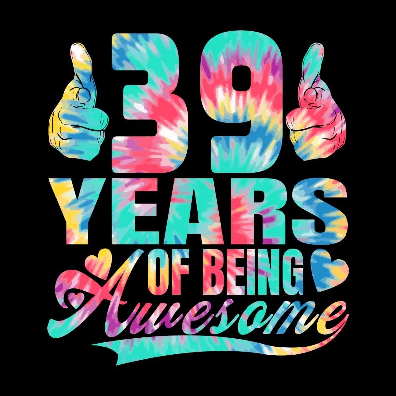 39e anniversaire ou anniversaire 39 ans d’existence