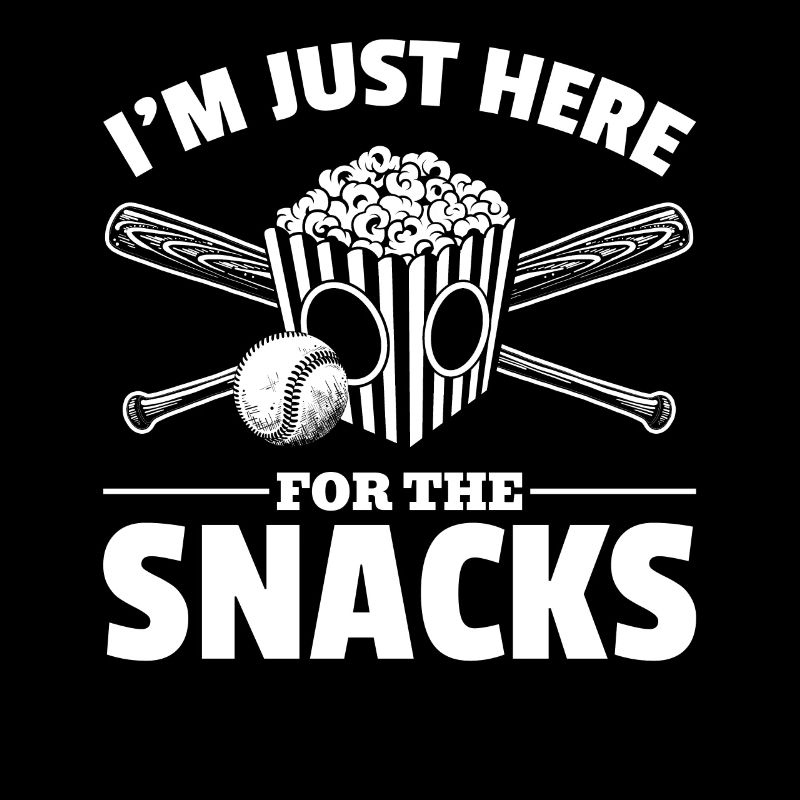 Popcorn Baseball Snack Food Lovers
