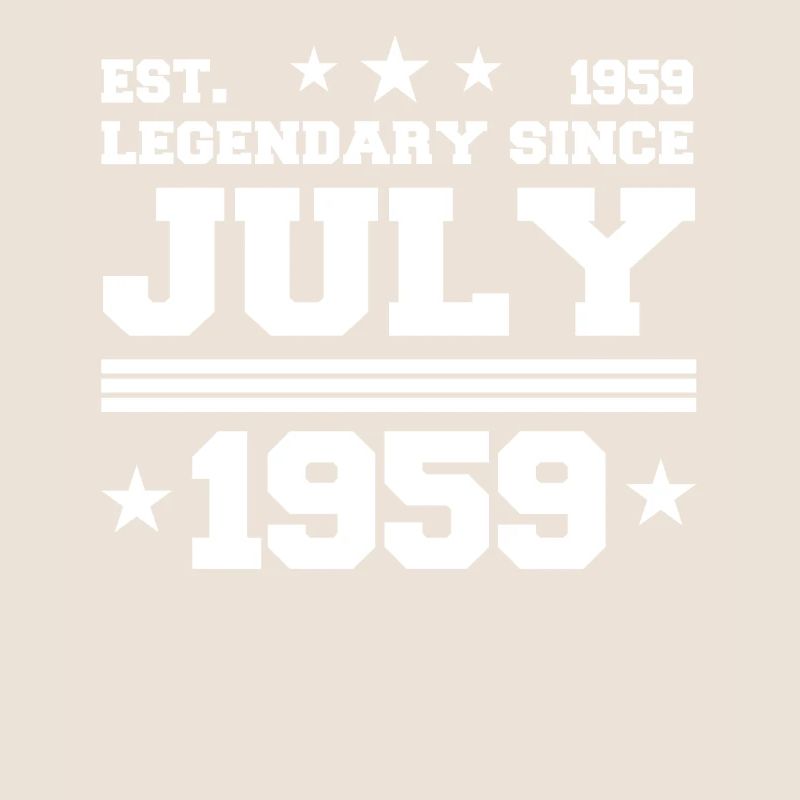 63rd birthday July born 1959 Gift idea