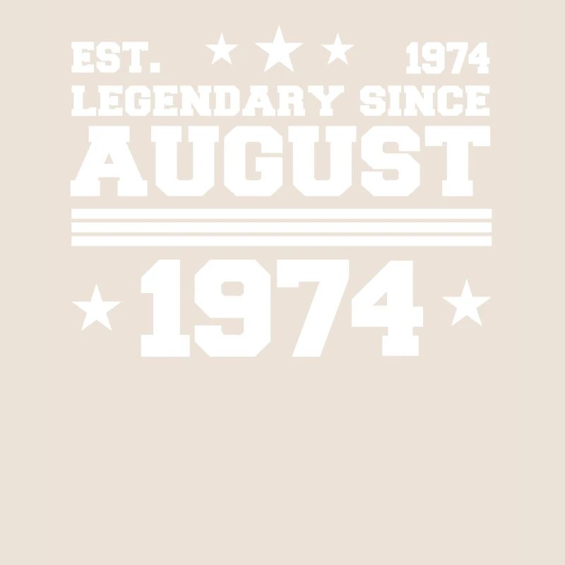 48th birthday August born 1974 Gift idea