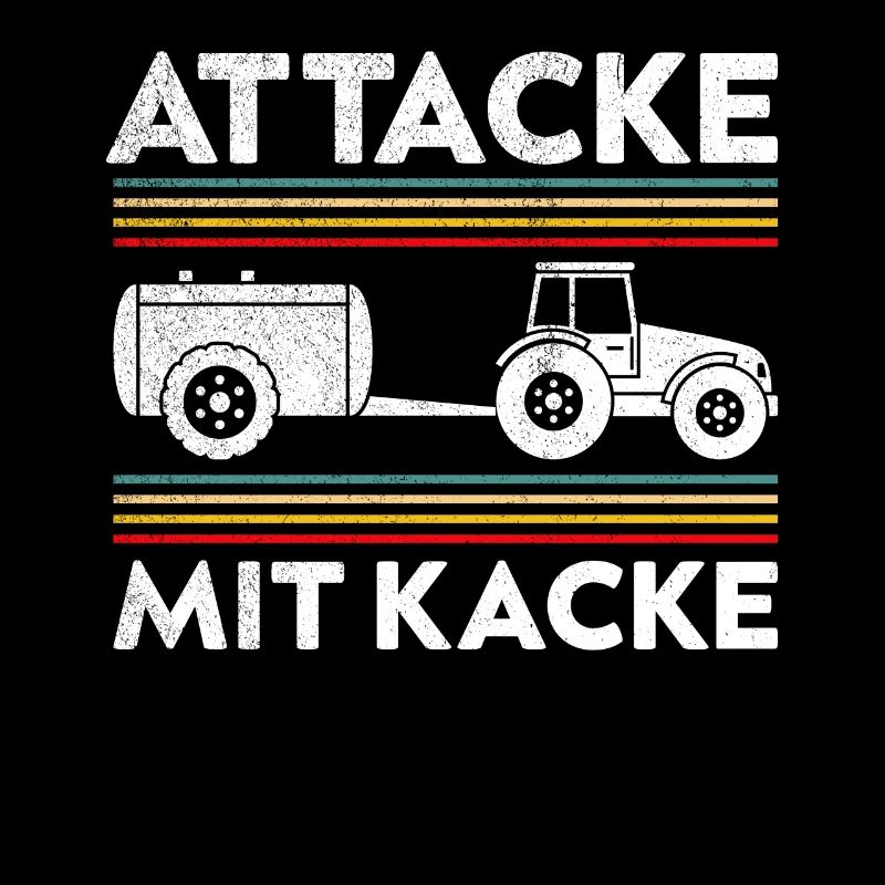 Attack with poop Funny farmer and farmer saying