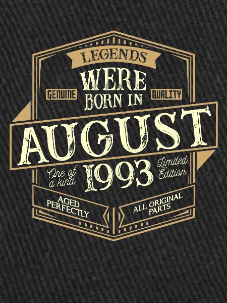 August 1993 Birthday Man