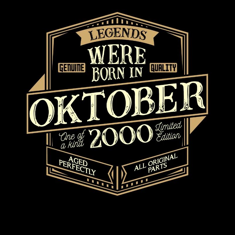 Oktober 2000 Geburtstag Mann