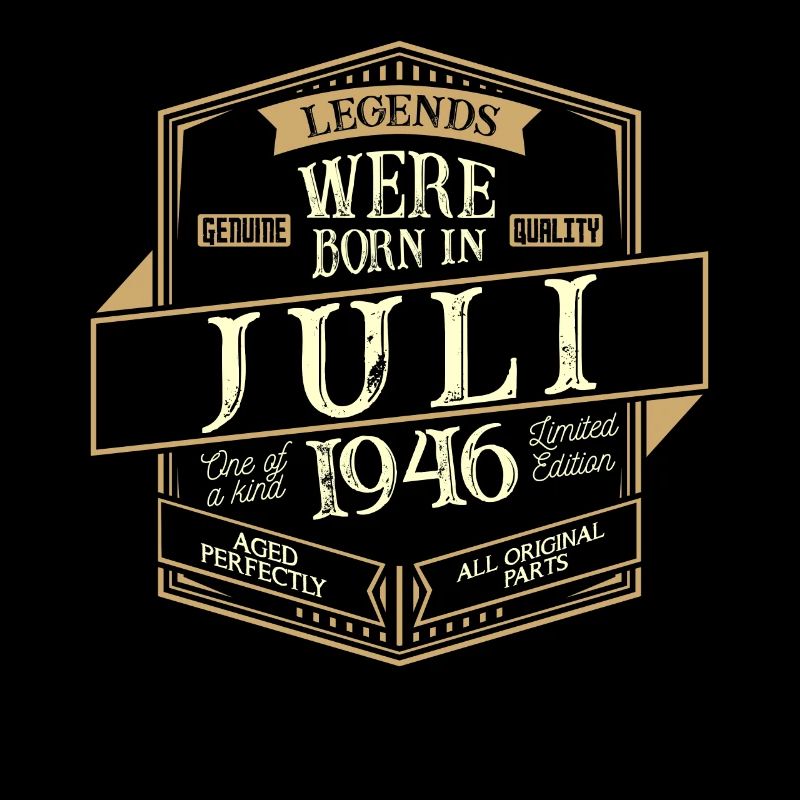 Juli 1946 Geburtstag Mann