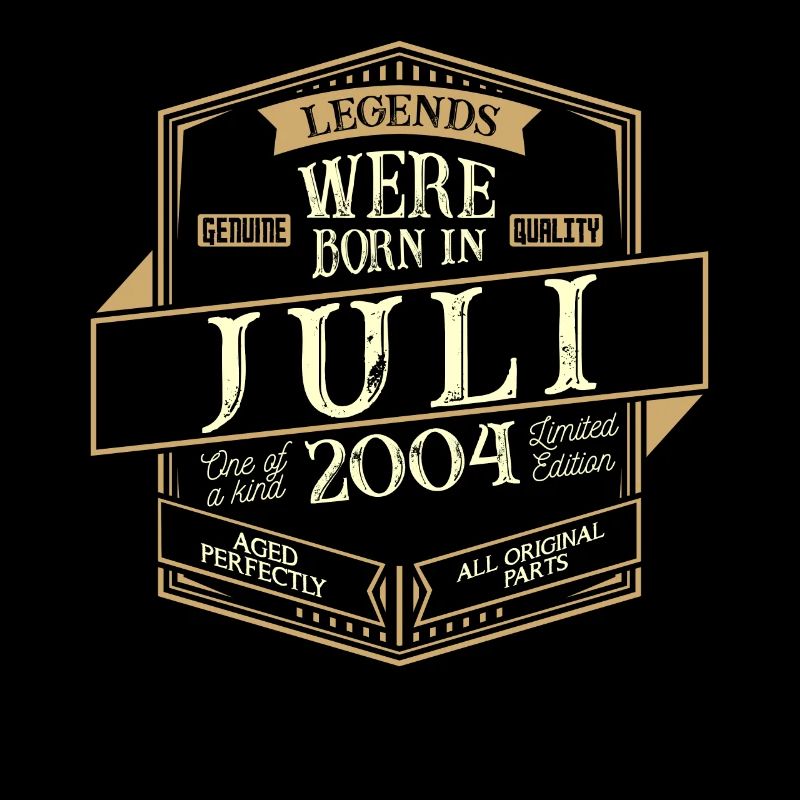 Juli 2004 Geburtstag Mann