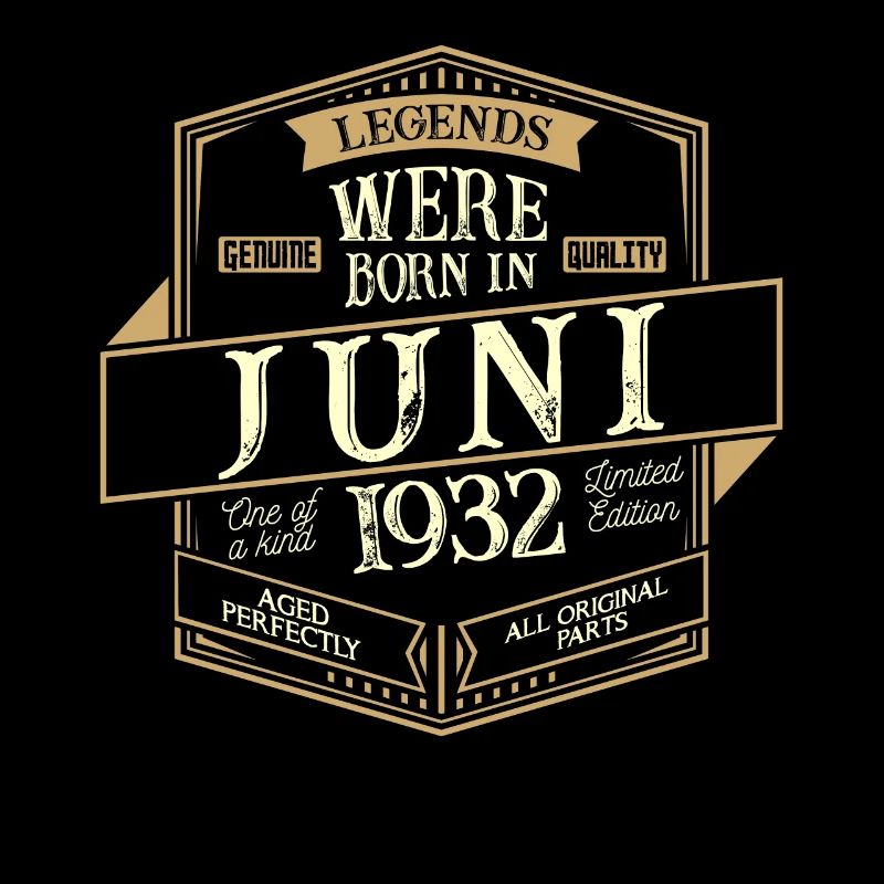 Juni 1932 Geburtstag Mann