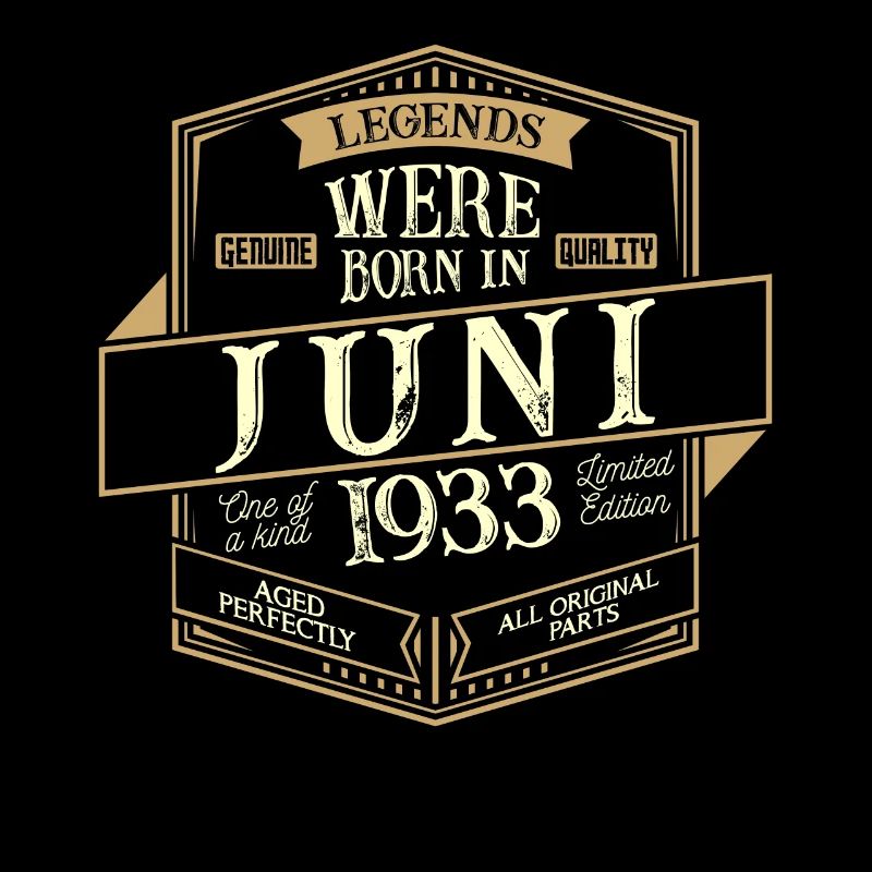 Juni 1933 Geburtstag Mann