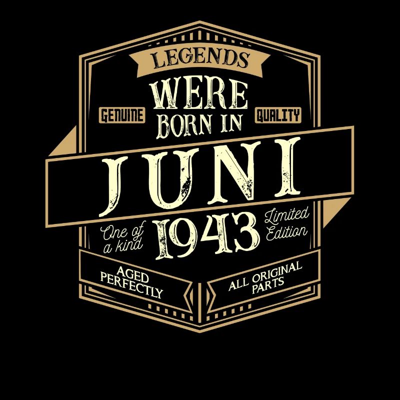 Juni 1943 Geburtstag Mann