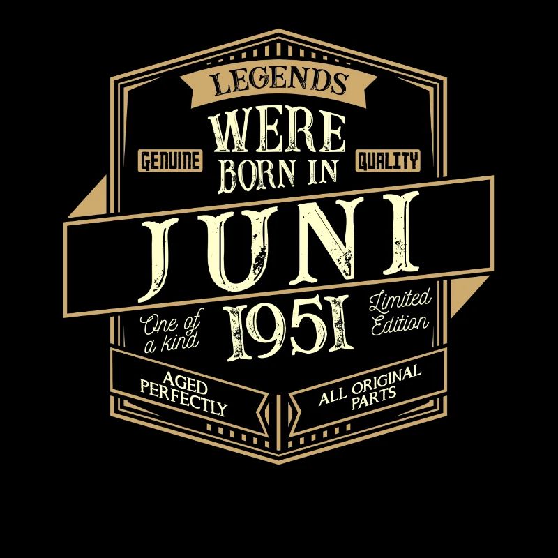Juni 1951 Geburtstag Mann