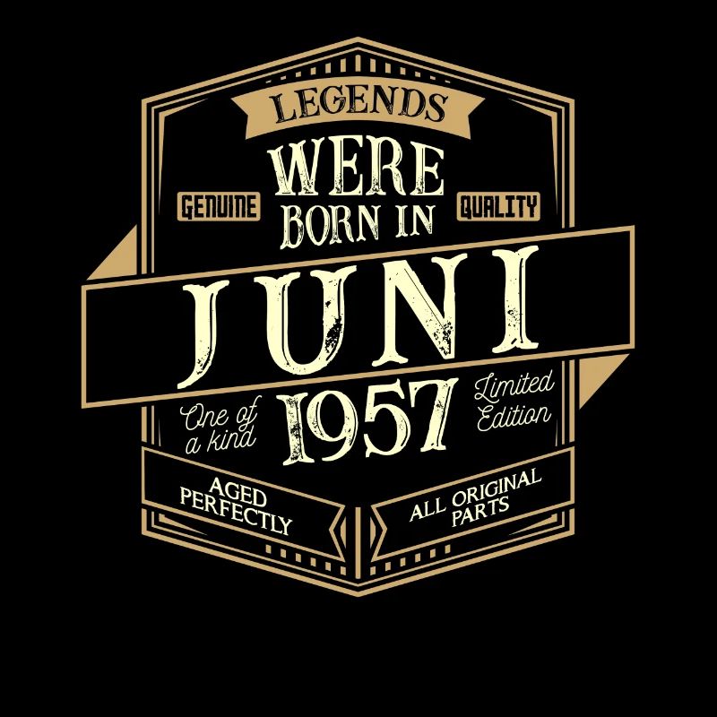 Juni 1957 Geburtstag Mann