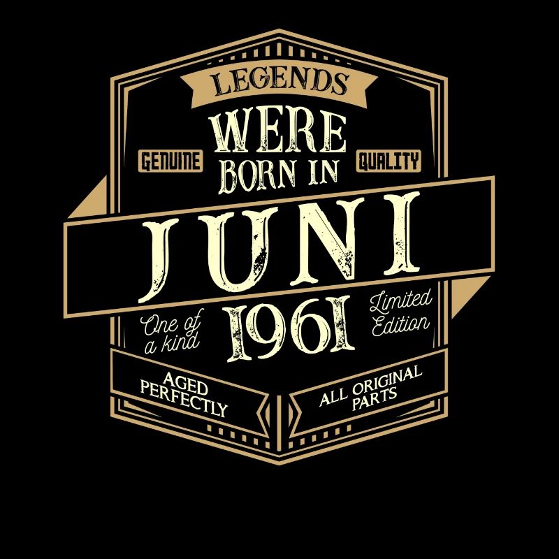 Juni 1961 Geburtstag Mann
