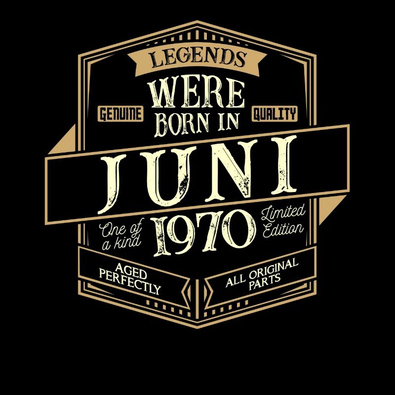 Juni 1970 Geburtstag Mann
