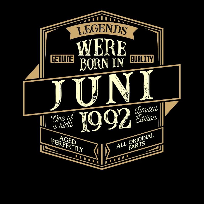 Juni 1992 Geburtstag Mann