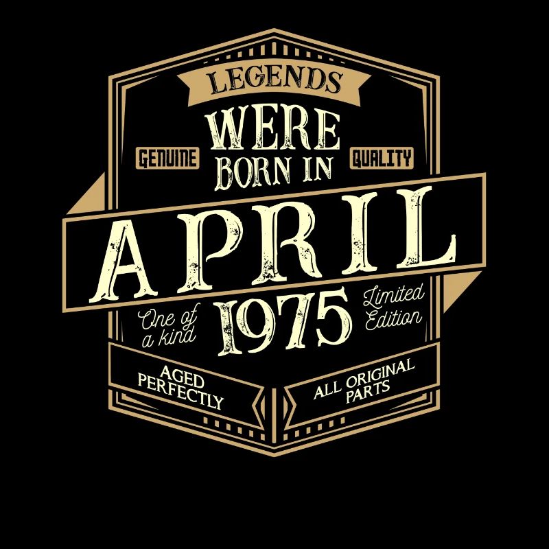 April 1975 Geburtstag Mann