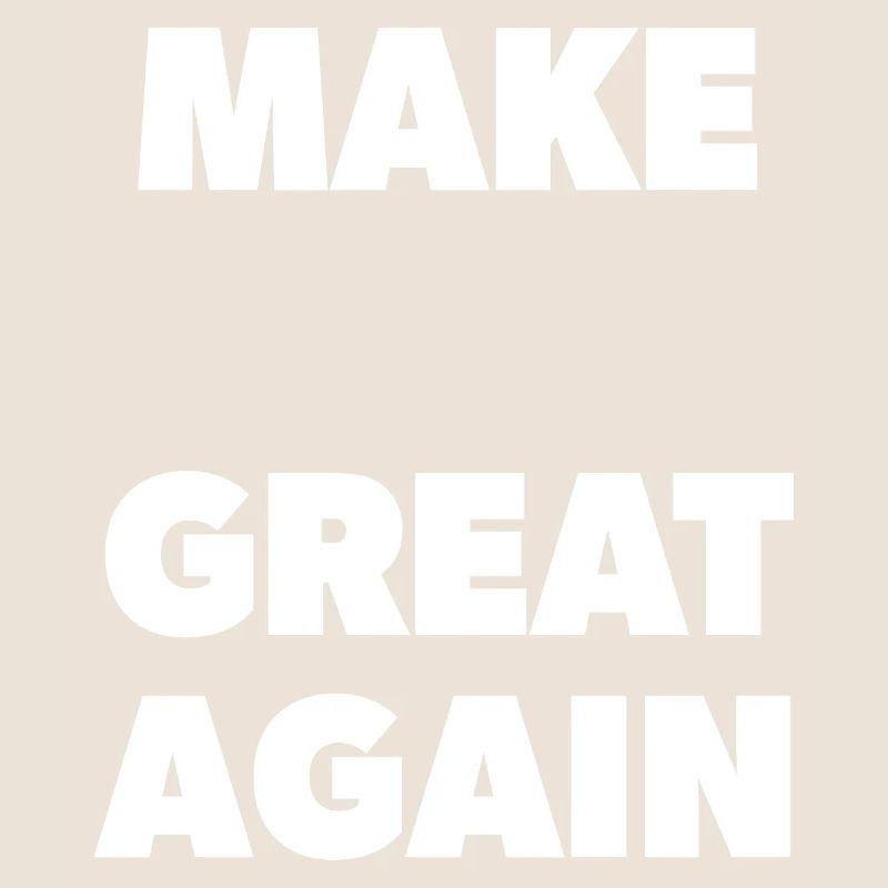 Make "Your Word" Great Again - Schablone