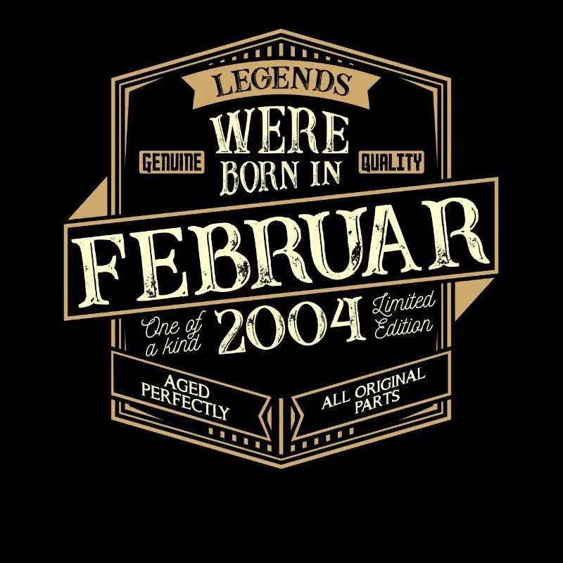 Februar 2004 Geburtstag Mann