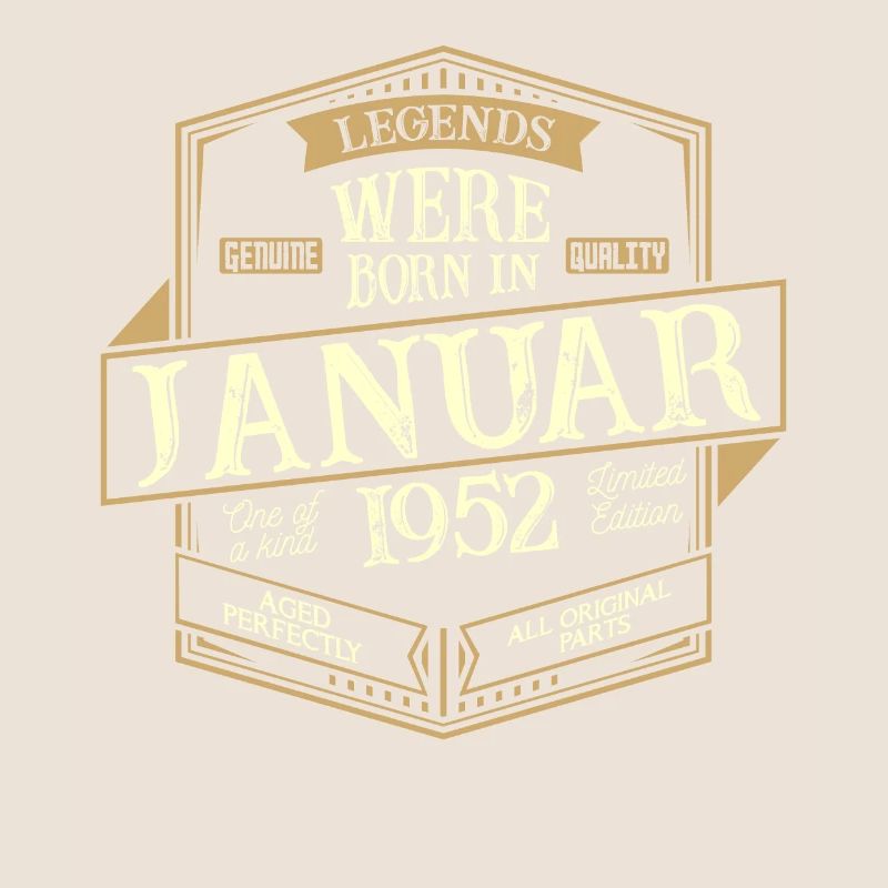Januar 1952 Geburtstag Mann