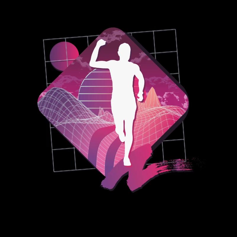 Vaporwave Synthwave Marathon, Trail Running