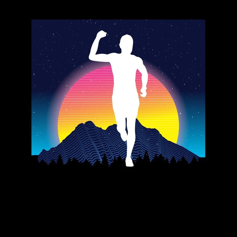 Vaporwave Synthwave Marathon, Trail Running