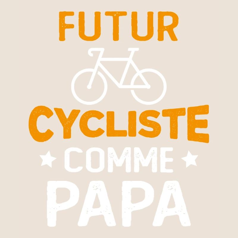 Futur cycliste comme papa