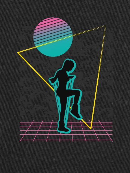 Vaporwave Rope Jumping