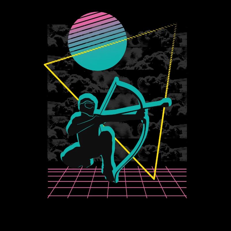 Balise fléchée Vaporwave