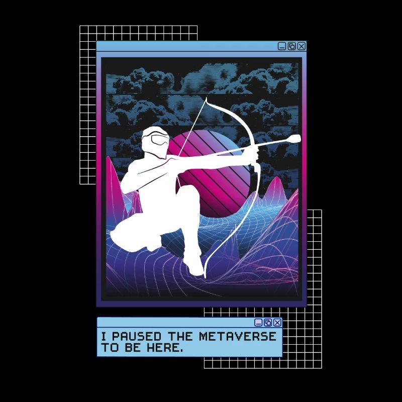 Vaporwave Metaverse Arrowtag