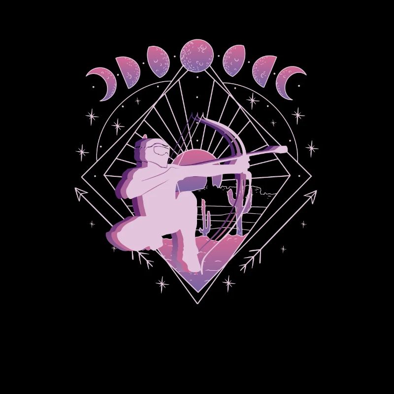 Balise fléchée Vaporwave Space
