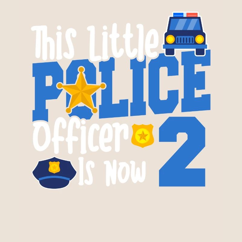 This little cop is now 2 years old, 2