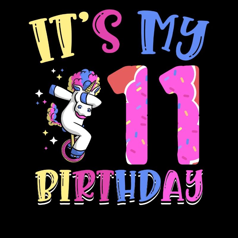 C’est mon poney licorne éclatant de 11 ans
