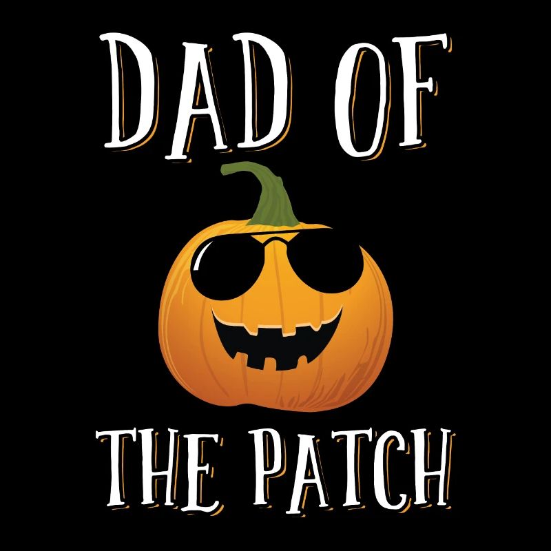 Papa The Patch Funny Halloween Dad Pumpkin