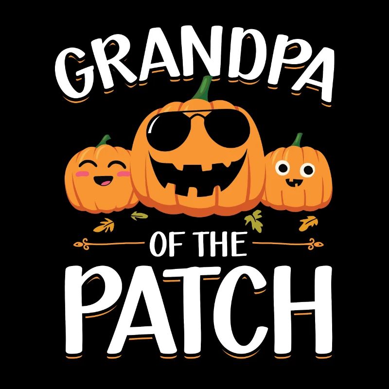 Grandfather The Patch Funny Halloween Pumpkins