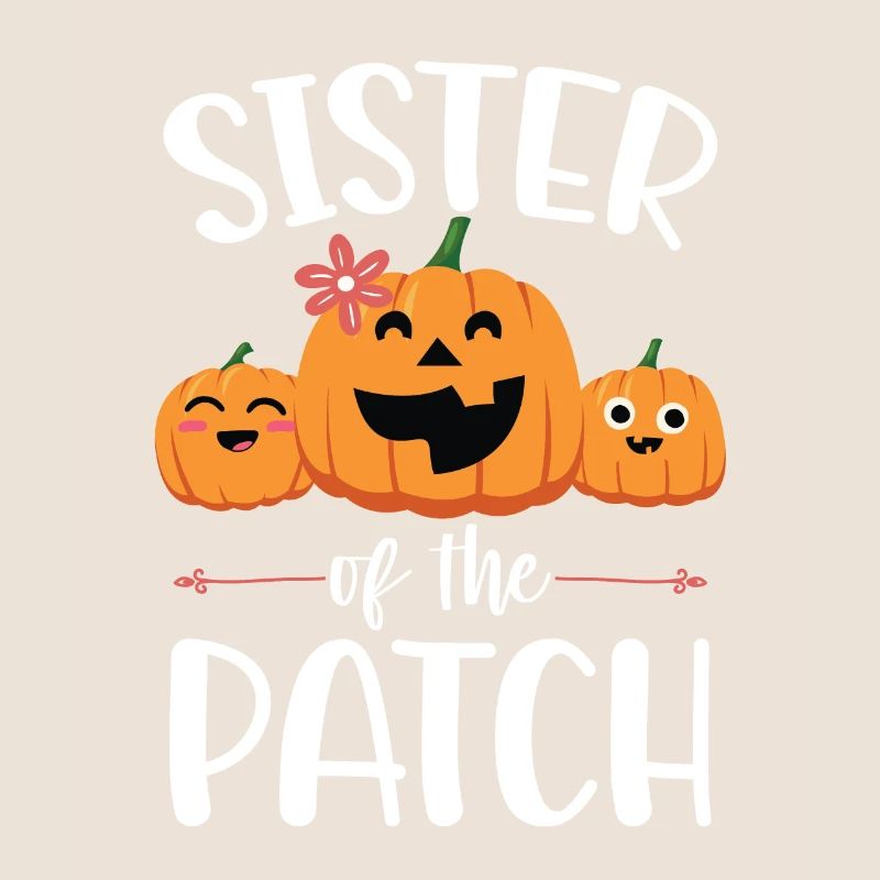 Sœur le patch Drôle et mignon Halloween