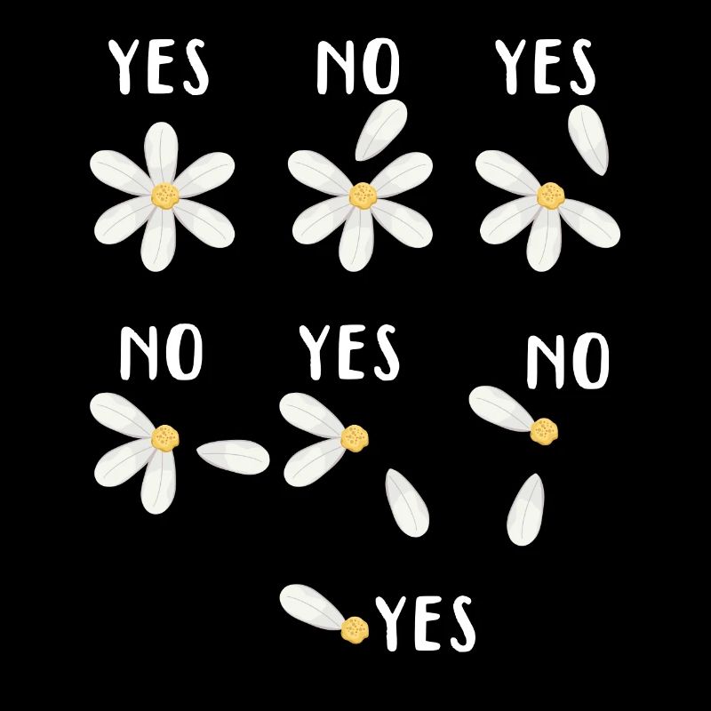 Daisy Wish Game Yes No Flower