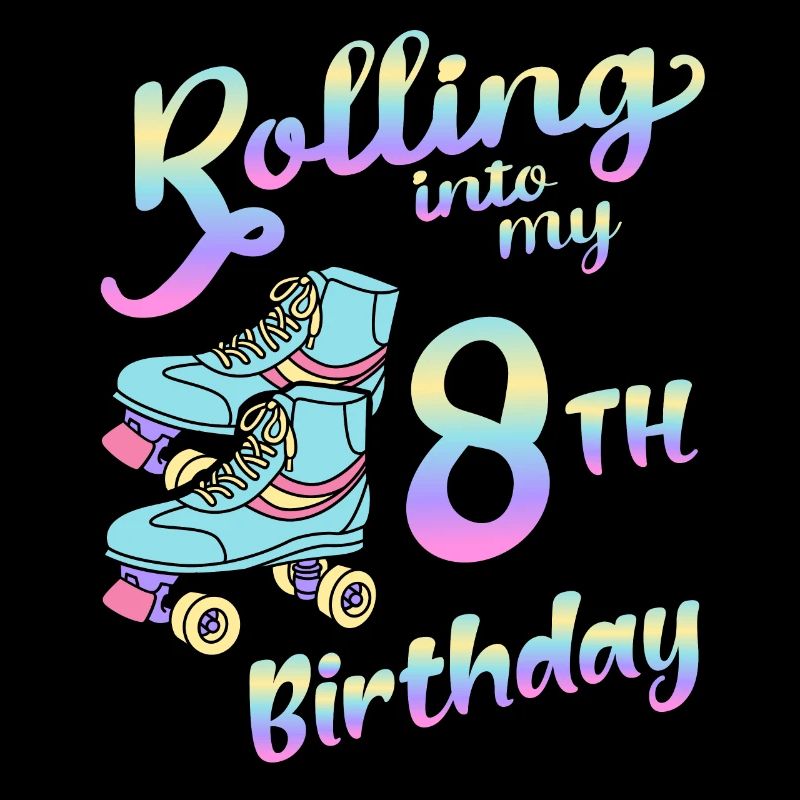 Rouler dans mon patineur quad de 8e anniversaire